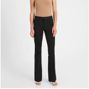 NEW Banana Republic High Rise Flare Sloan Pant Black Tall  4 L 6P 4 Bi Stretch